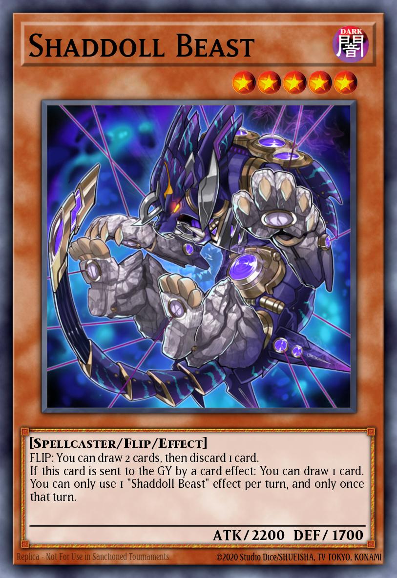 Shaddoll Beast Yu-Gi-Oh card