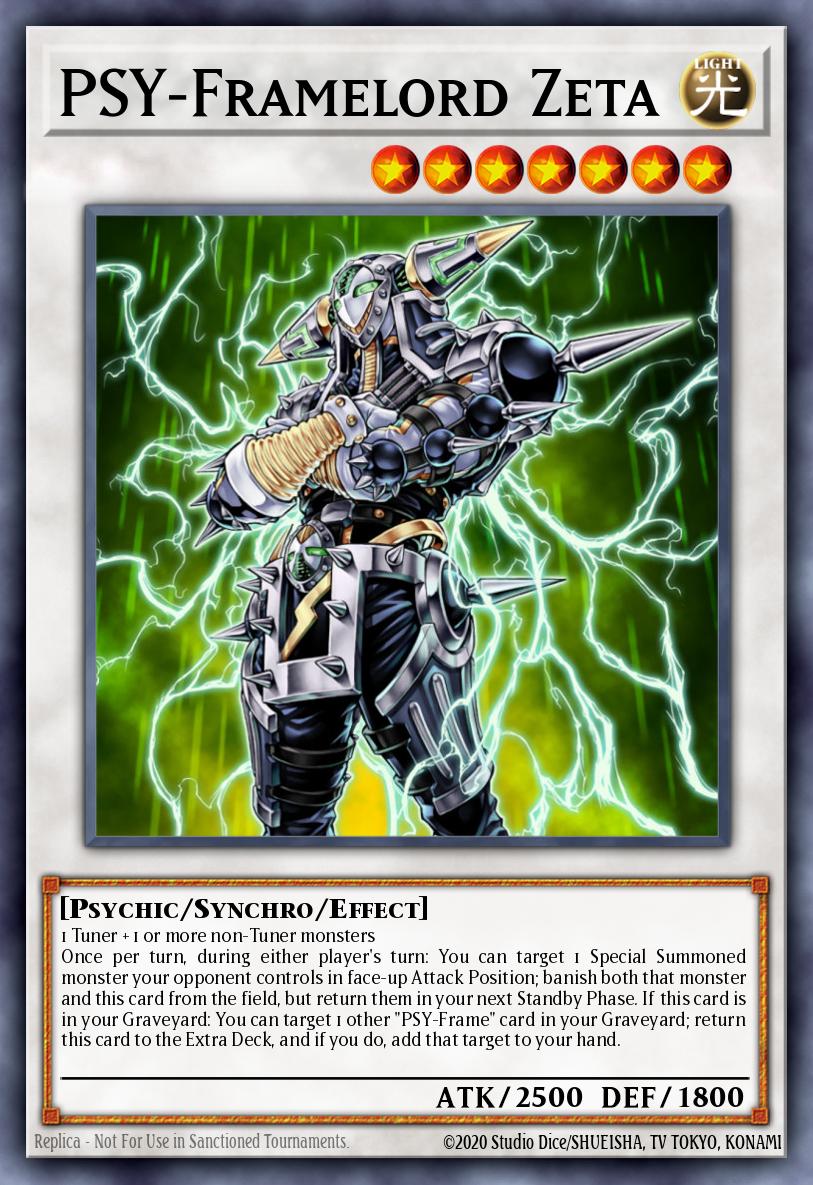 PSY-Framelord Zeta Yu-Gi-Oh card
