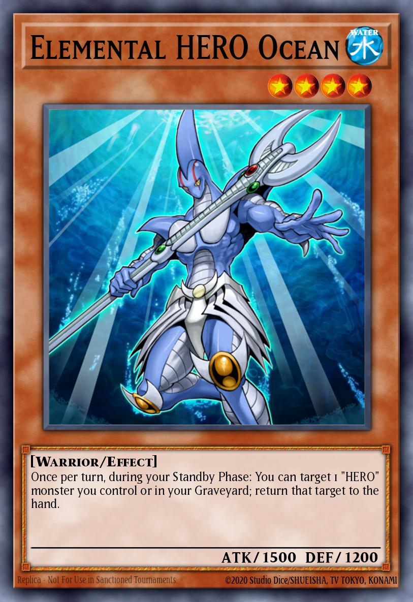 Elemental HERO Ocean Yu-Gi-Oh card