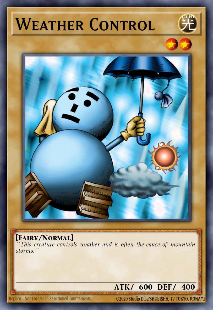 Weather Control Yu-Gi-Oh card