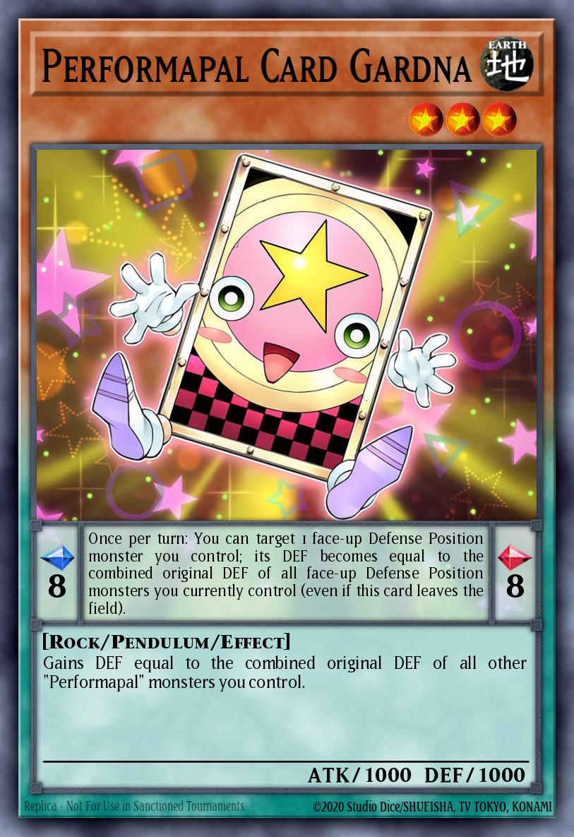 Performapal Card Gardna Yu-Gi-Oh card