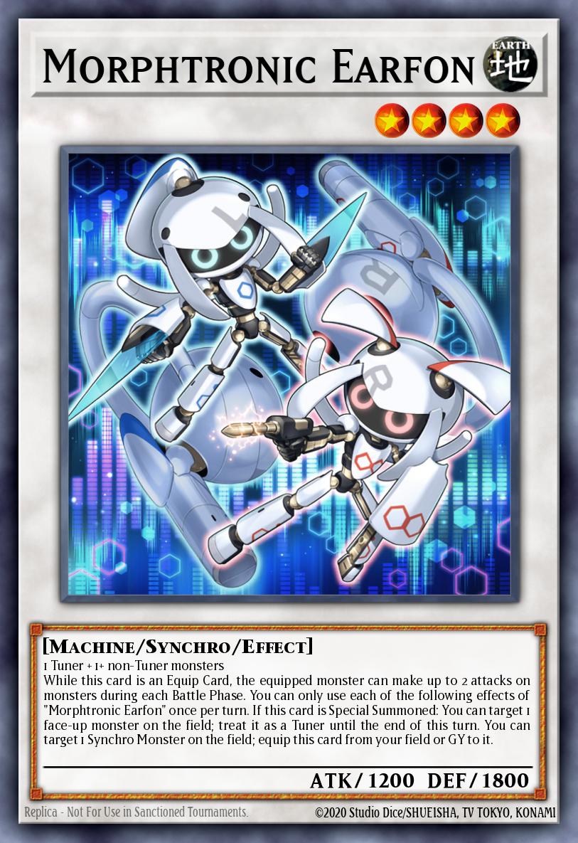 Morphtronic Earfon Yu-Gi-Oh card