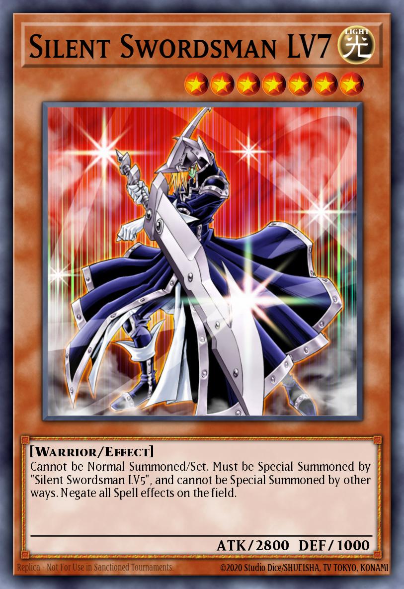Silent Swordsman LV7 Yu-Gi-Oh card