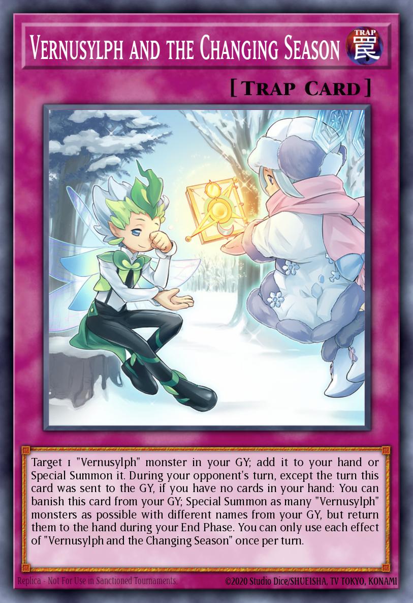 Vernusylph and the Changing Season Yu-Gi-Oh card