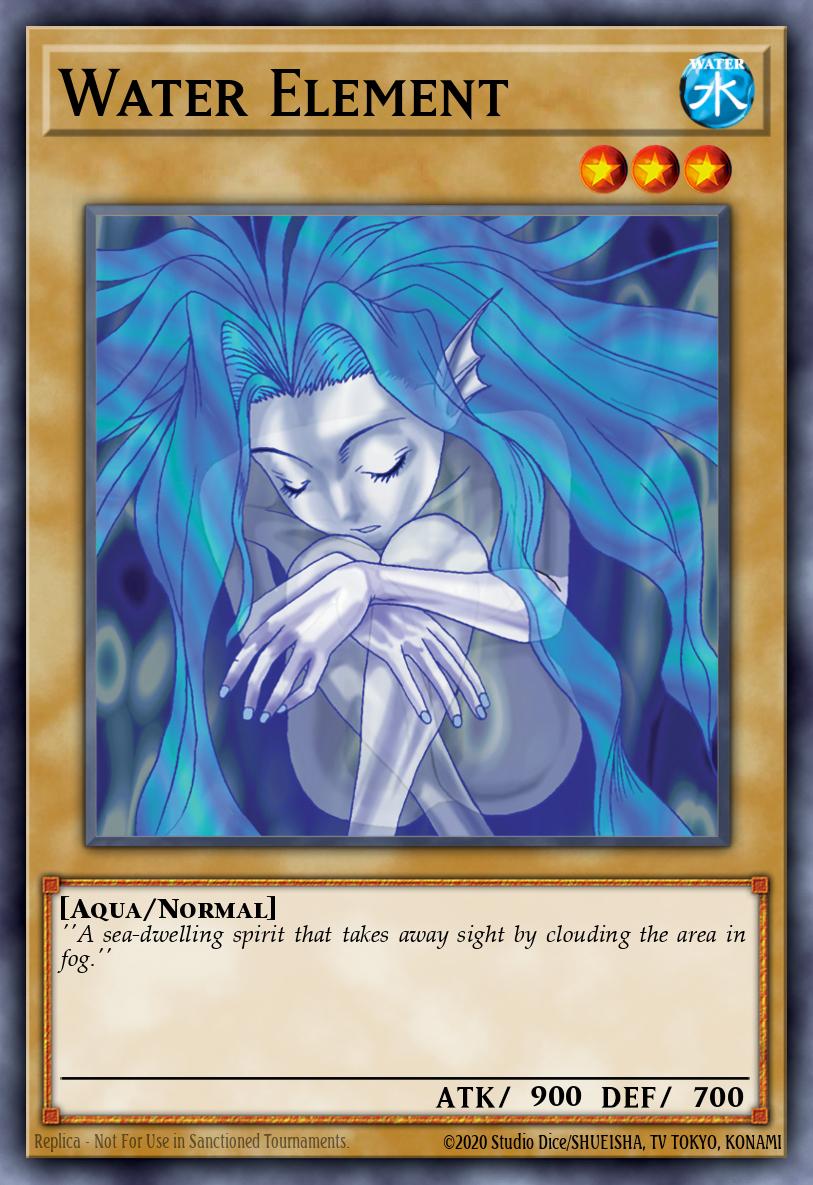 Water Element Yu-Gi-Oh card