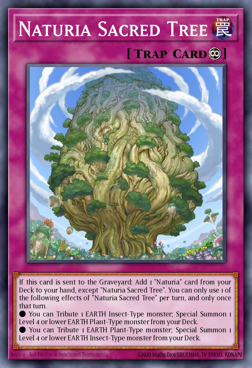 Naturia Sacred Tree Yu-Gi-Oh card
