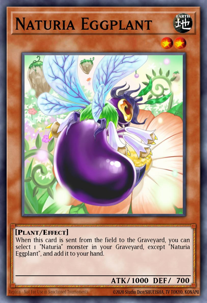 Naturia Eggplant Yu-Gi-Oh card
