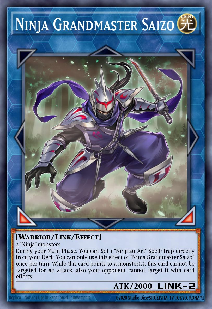 Ninja Grandmaster Saizo Yu-Gi-Oh card