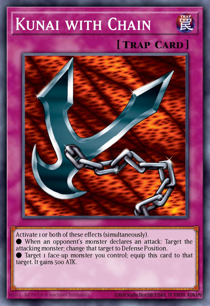 Kunai with Chain Yu-Gi-Oh card