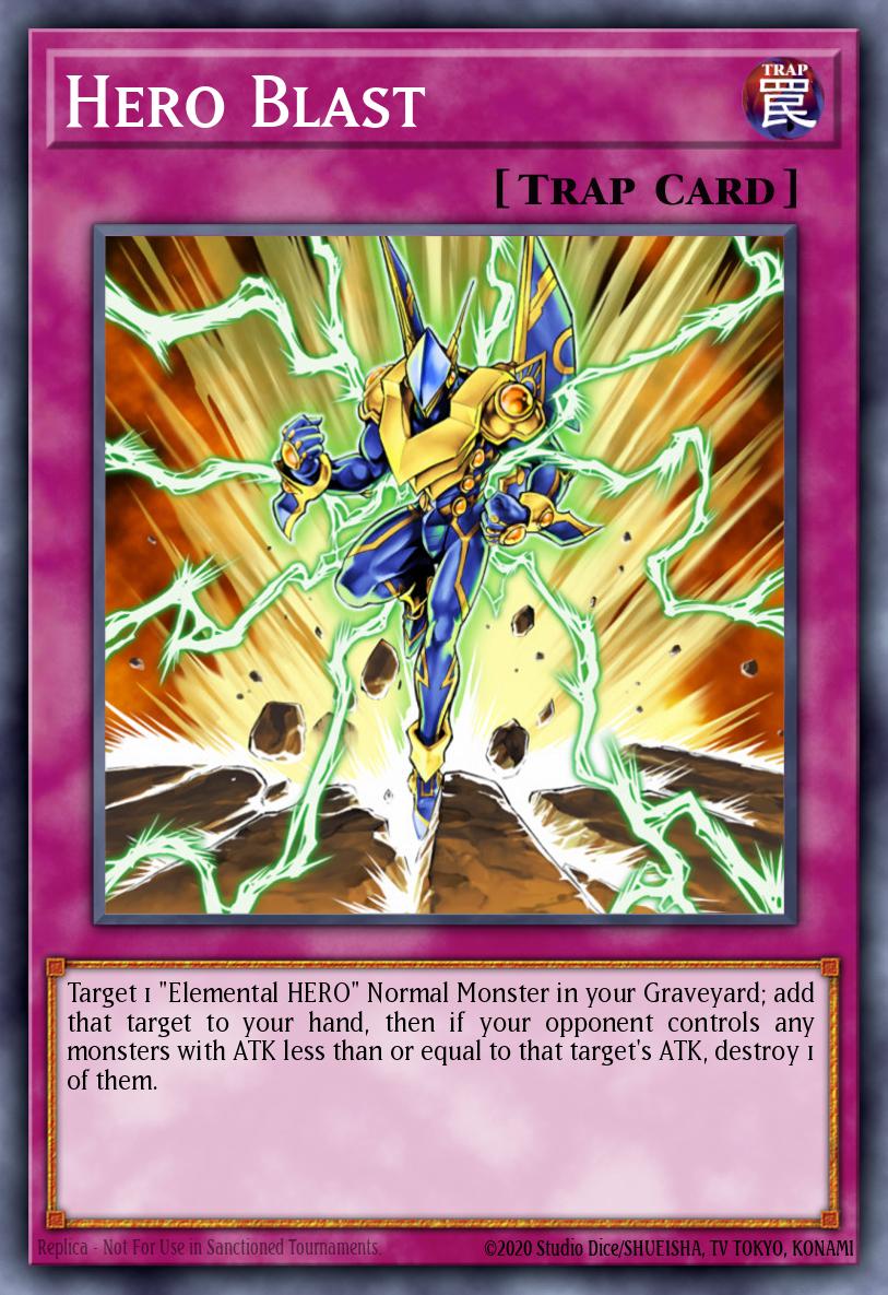 Hero Blast Yu-Gi-Oh card