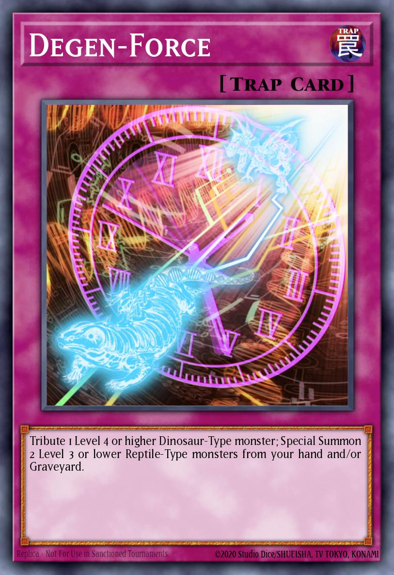 Degen-Force Yu-Gi-Oh card
