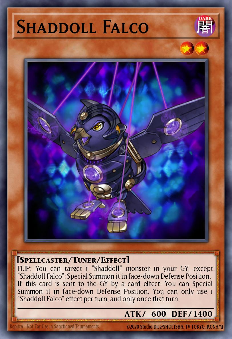 Shaddoll Falco Yu-Gi-Oh card