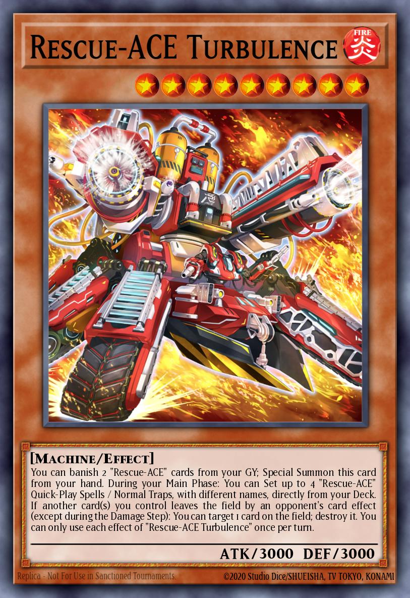 Rescue-ACE Turbulence Yu-Gi-Oh card