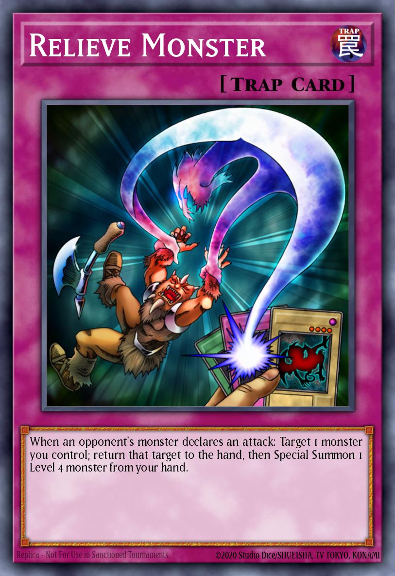 Relieve Monster Yu-Gi-Oh card