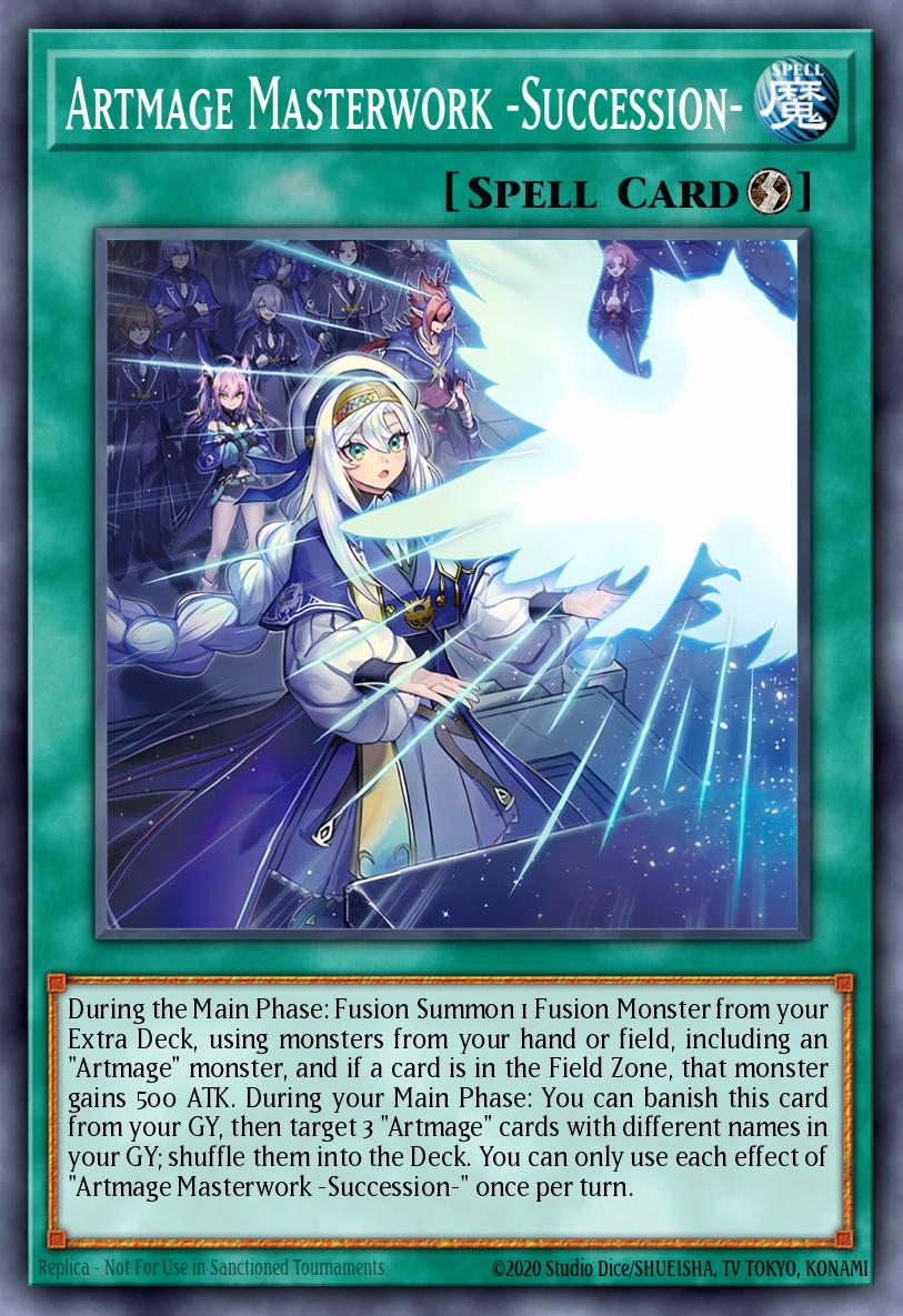 Artmage Masterwork -Succession- Yu-Gi-Oh card
