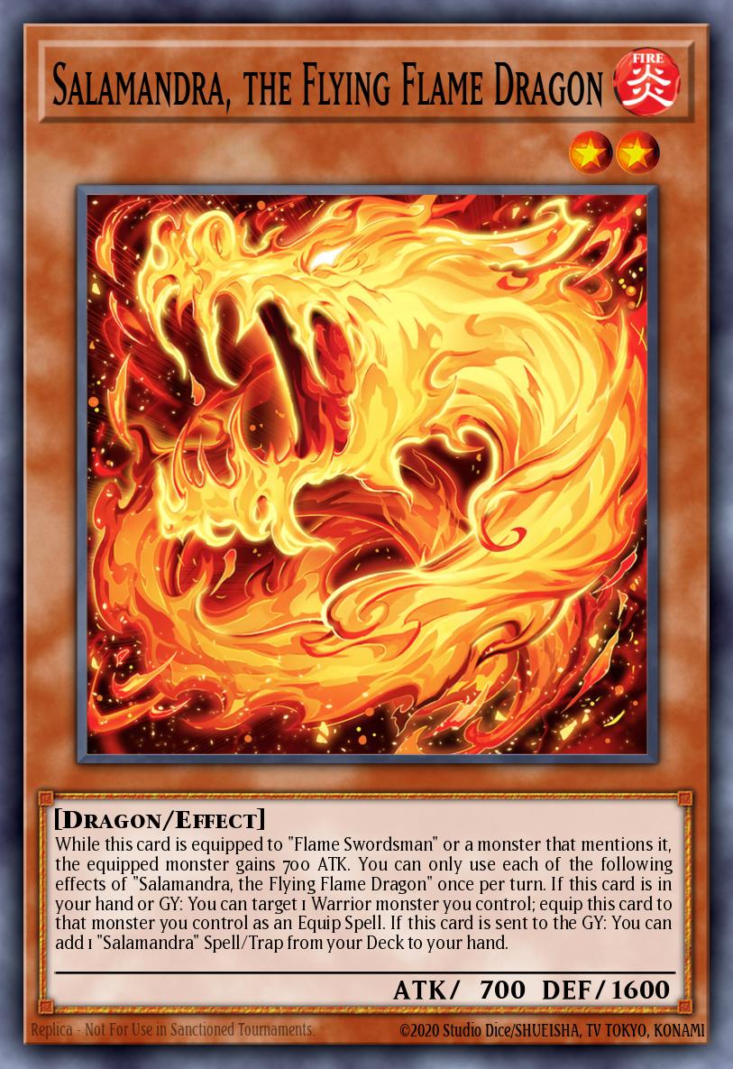 Salamandra, the Flying Flame Dragon Yu-Gi-Oh card