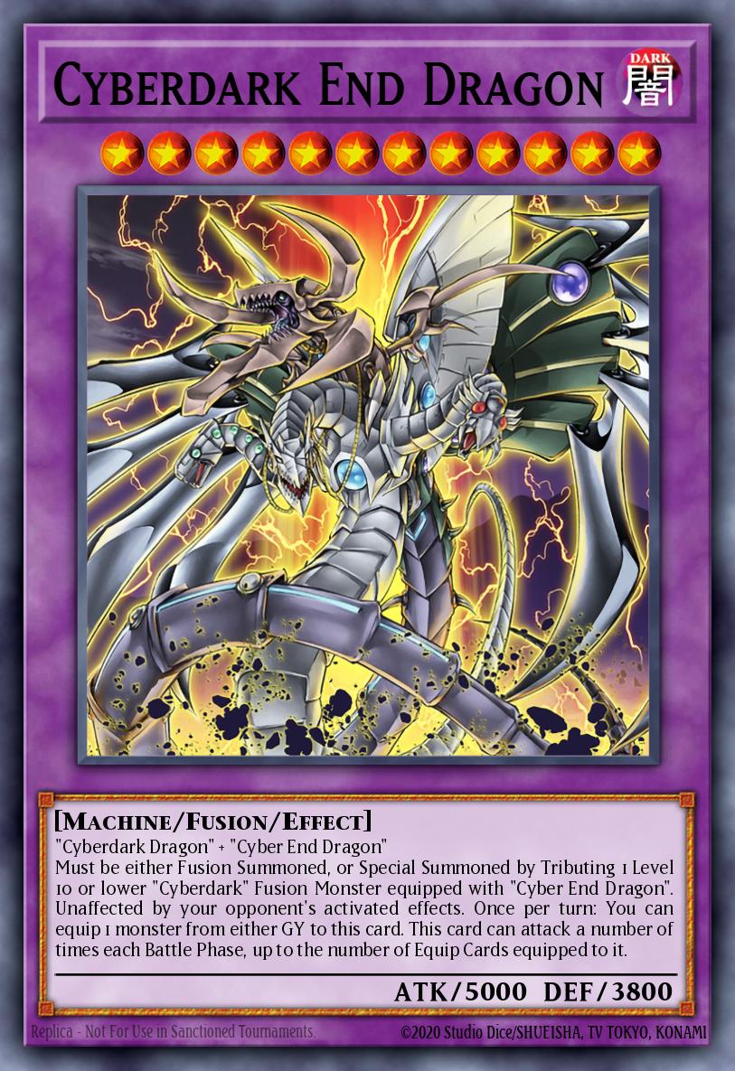 Cyberdark End Dragon Yu-Gi-Oh card