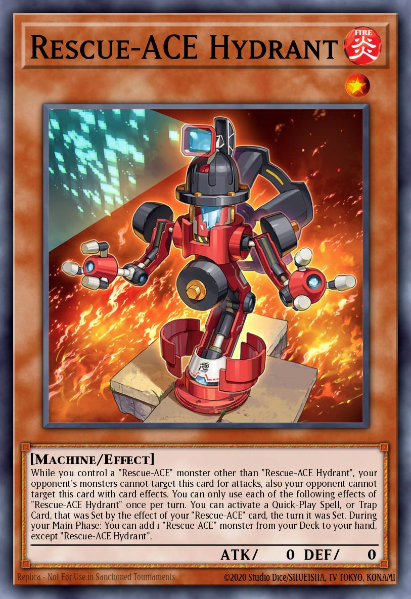Rescue-ACE Hydrant Yu-Gi-Oh card