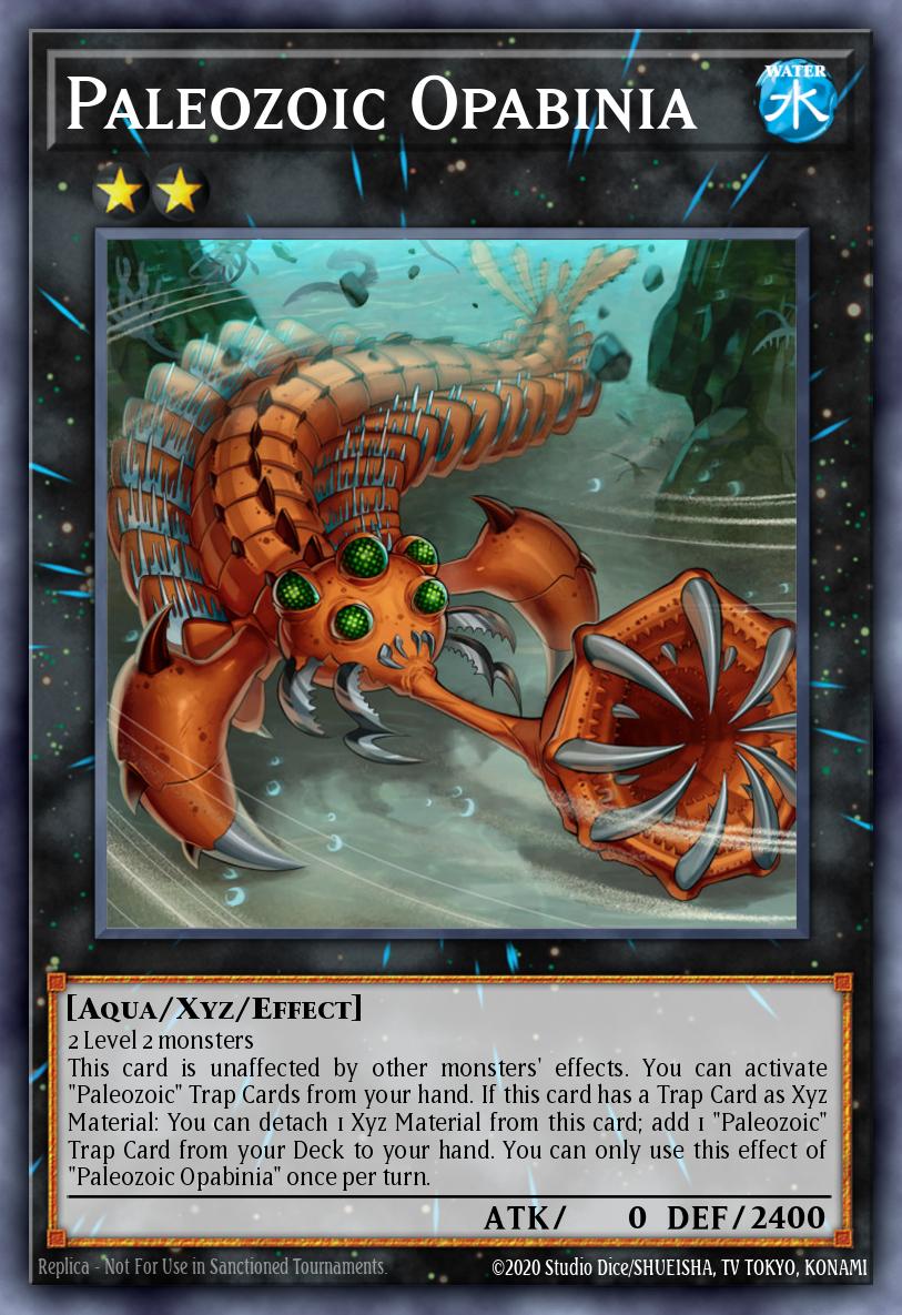 Paleozoic Opabinia Yu-Gi-Oh card