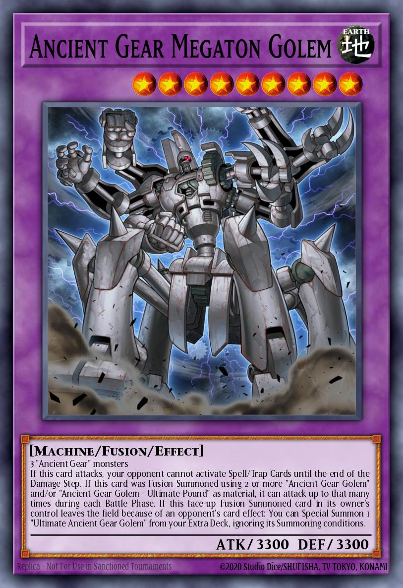 Ancient Gear Megaton Golem Yu-Gi-Oh card