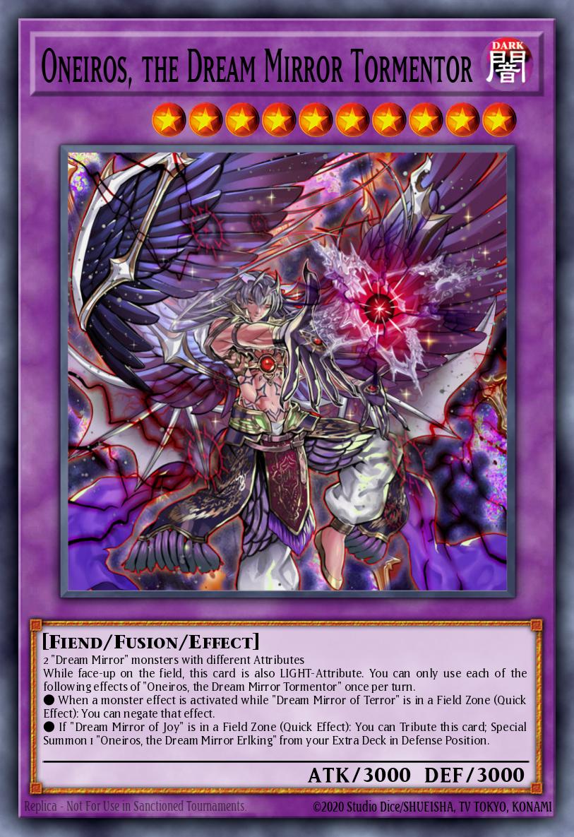 Oneiros, the Dream Mirror Tormentor Yu-Gi-Oh card