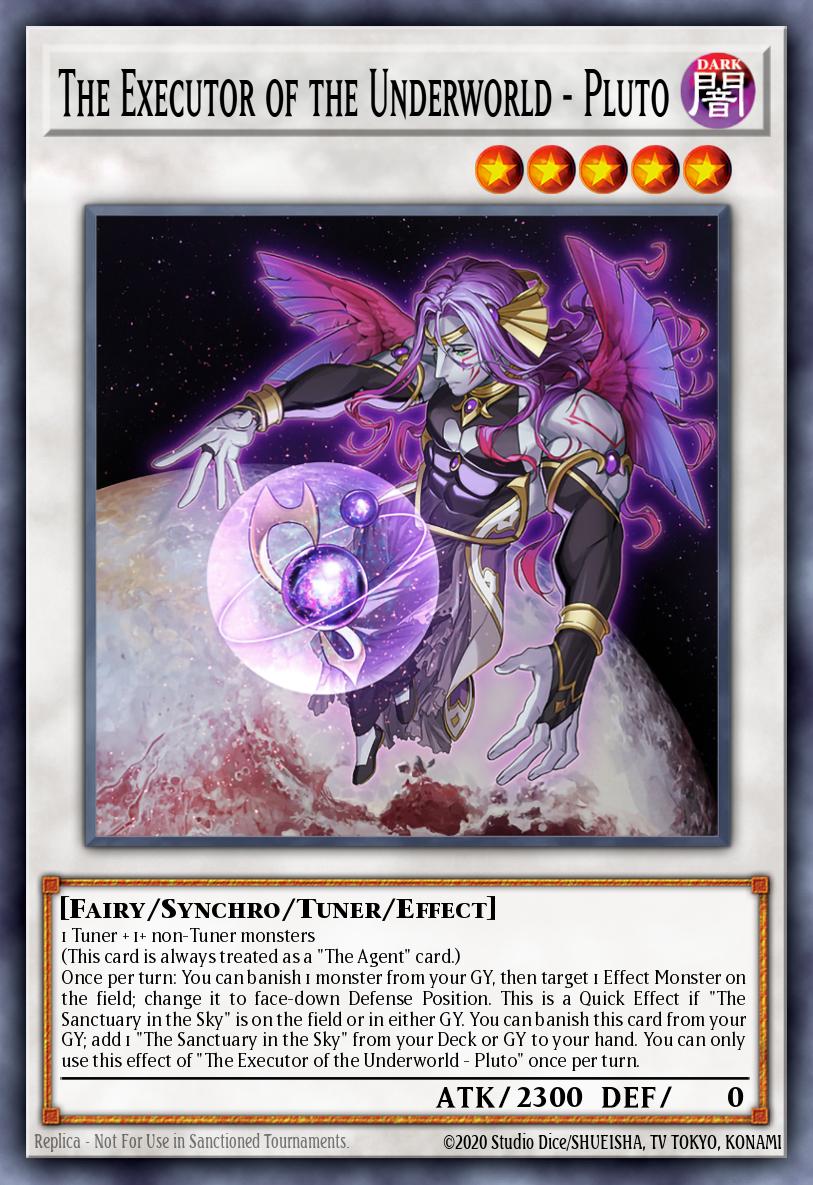 The Executor of the Underworld - Pluto Yu-Gi-Oh card