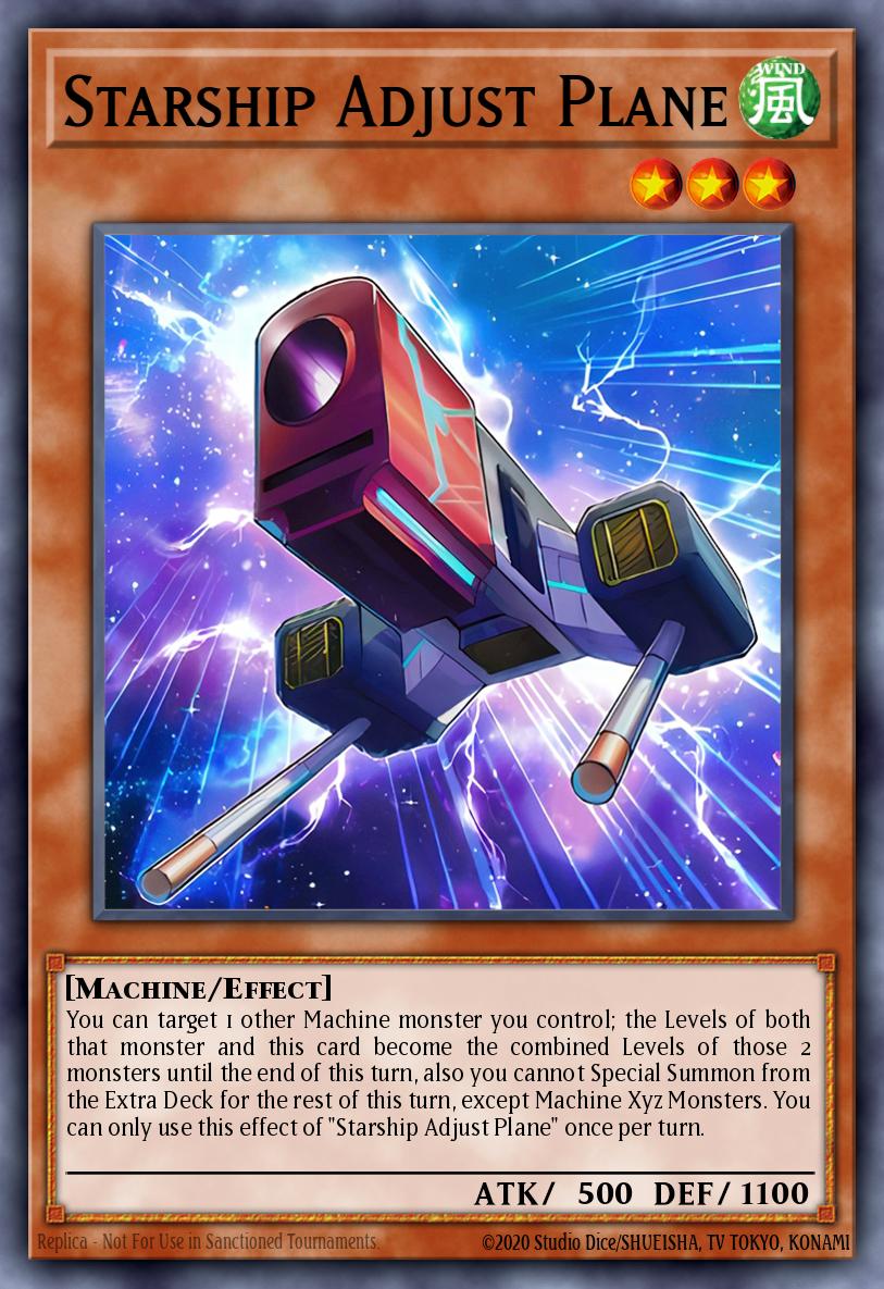 Starship Adjust Plane Yu-Gi-Oh card