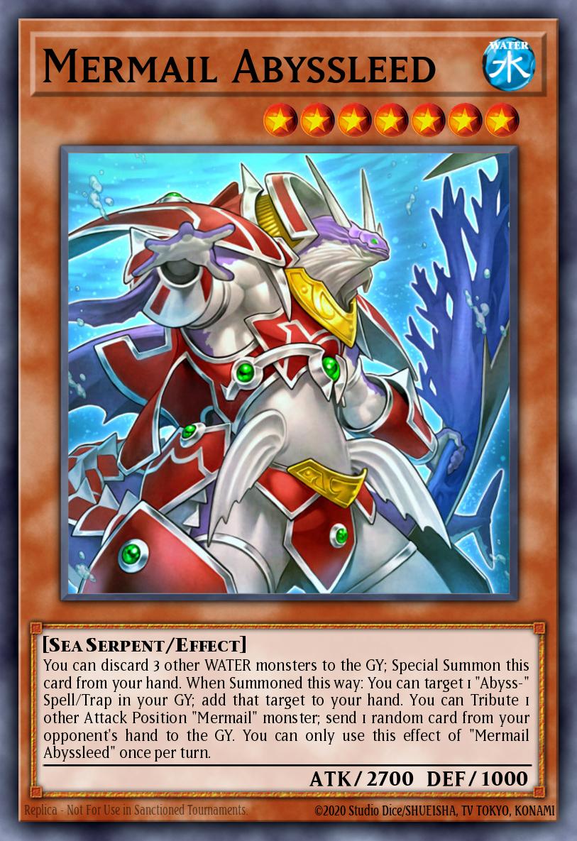 Mermail Abyssleed Yu-Gi-Oh card