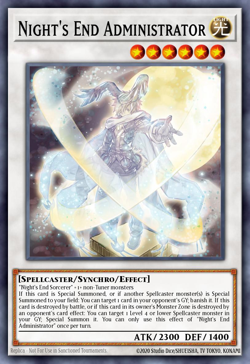Night's End Administrator Yu-Gi-Oh card