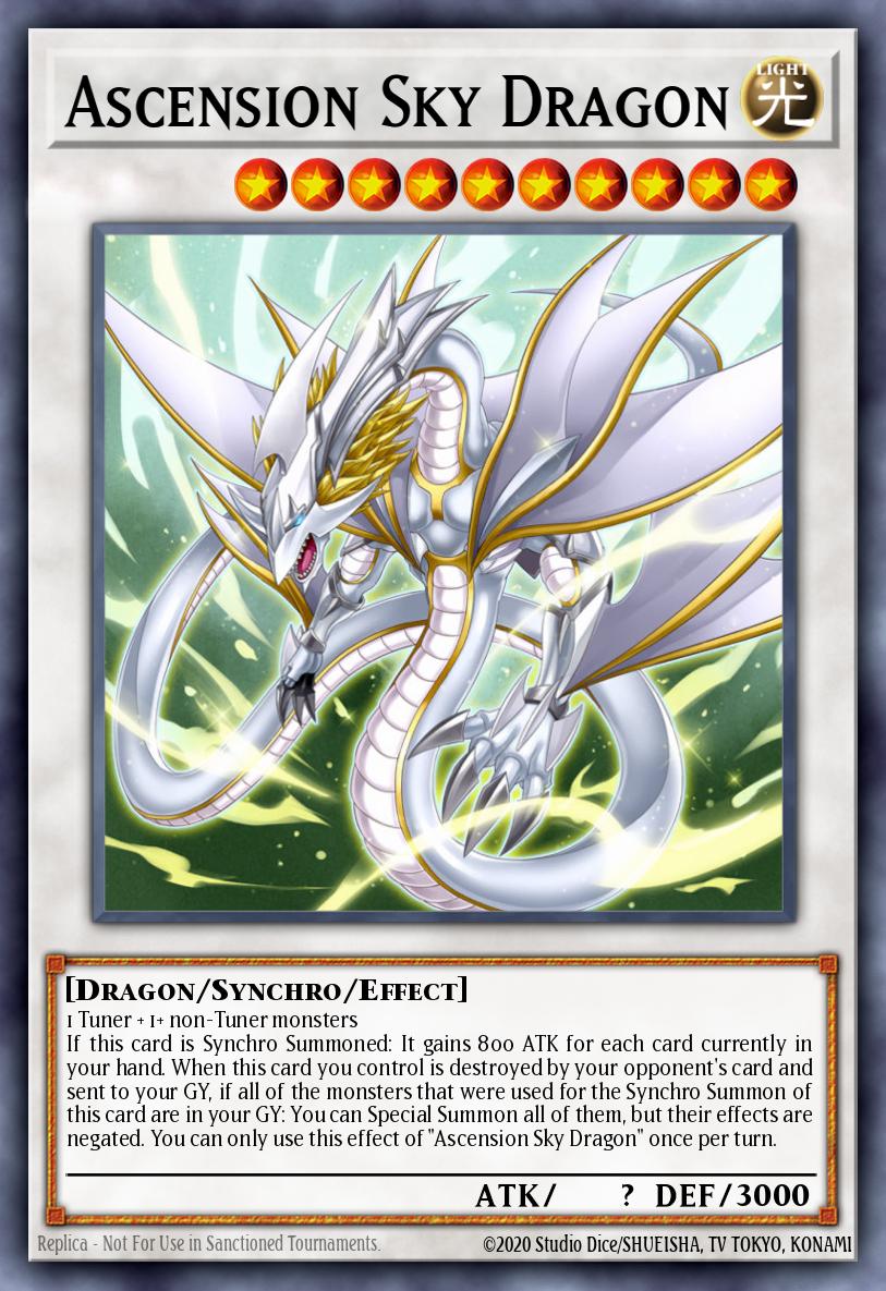 Ascension Sky Dragon Yu-Gi-Oh card