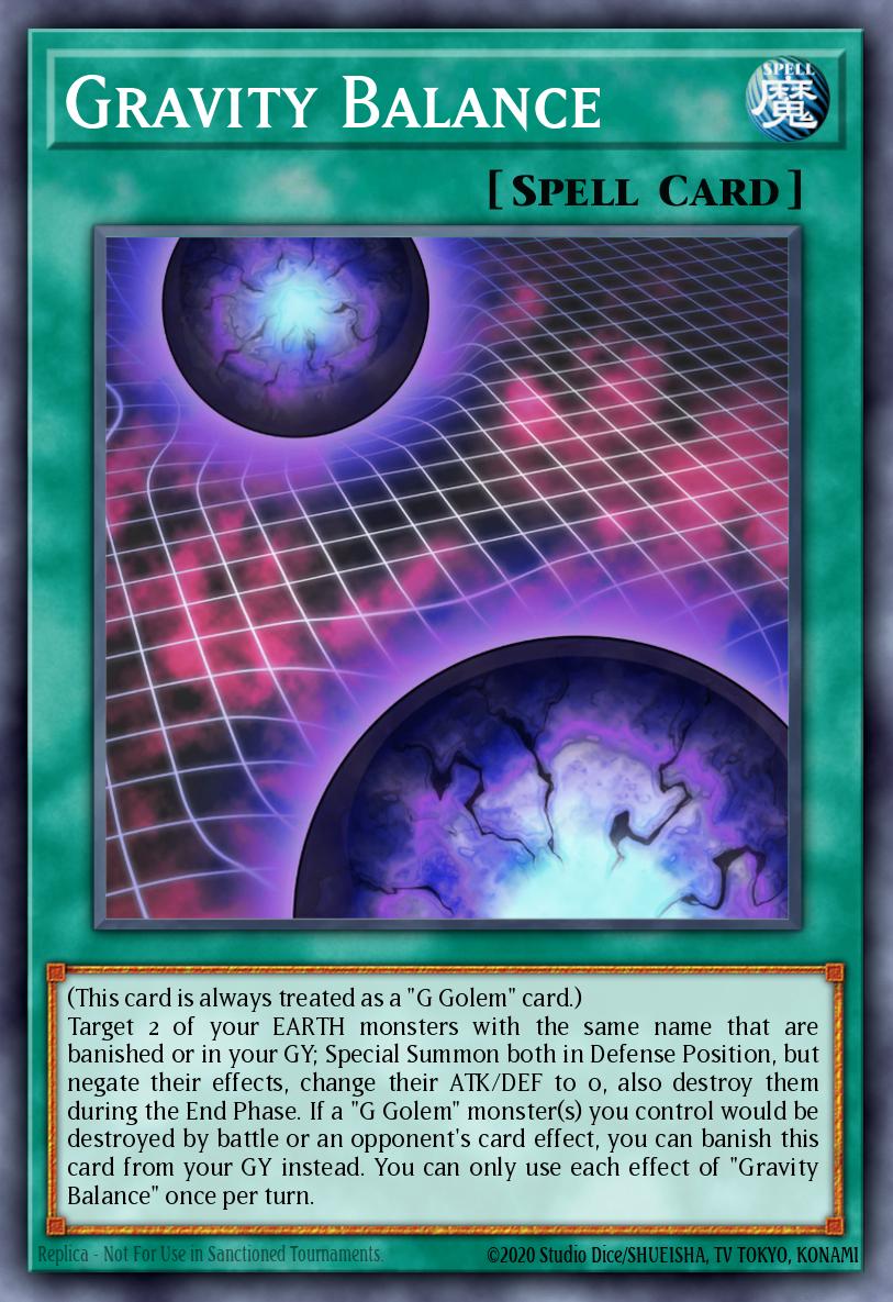 Gravity Balance Yu-Gi-Oh card