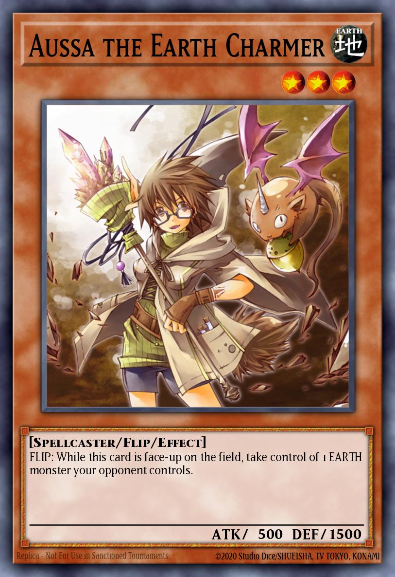 Aussa the Earth Charmer Yu-Gi-Oh card