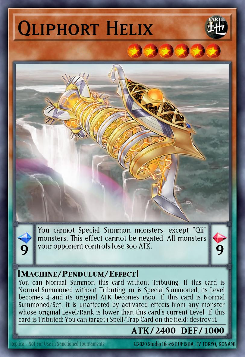 Qliphort Helix Yu-Gi-Oh card