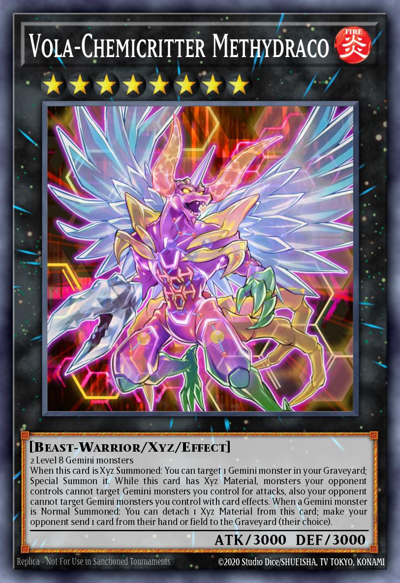 Vola-Chemicritter Methydraco Yu-Gi-Oh card