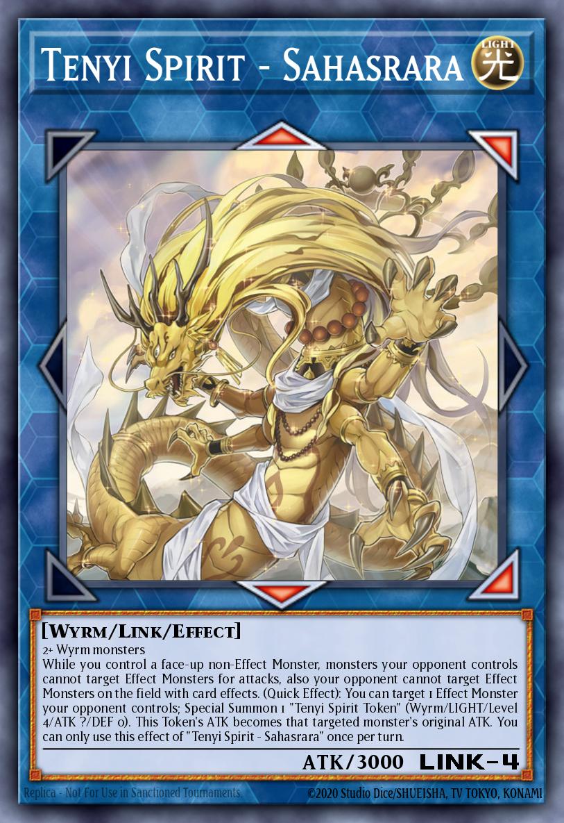Tenyi Spirit - Sahasrara Yu-Gi-Oh card
