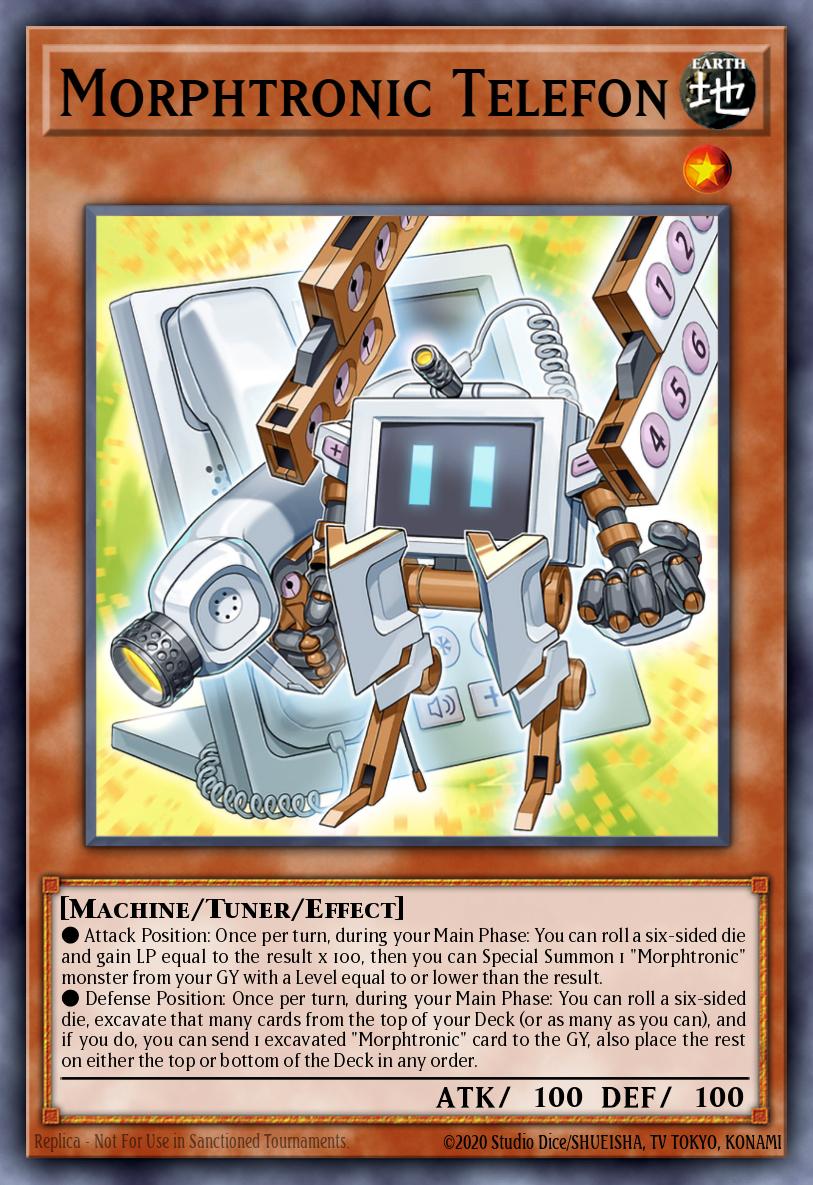 Morphtronic Telefon Yu-Gi-Oh card