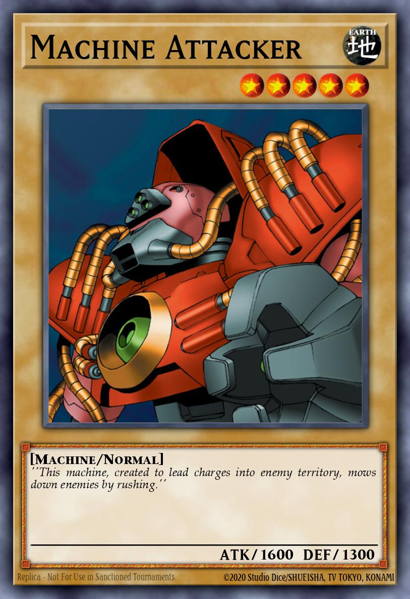 Machine Attacker Yu-Gi-Oh card