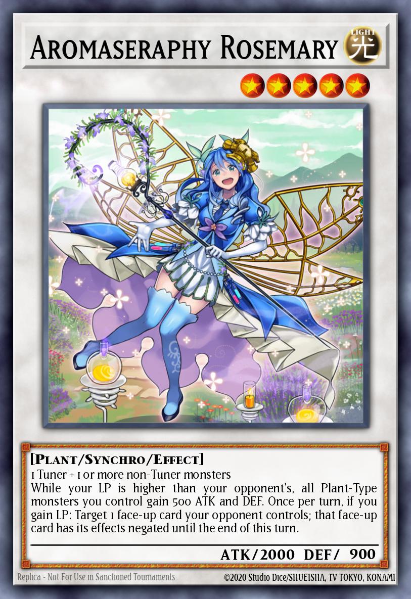 Aromaseraphy Rosemary Yu-Gi-Oh card