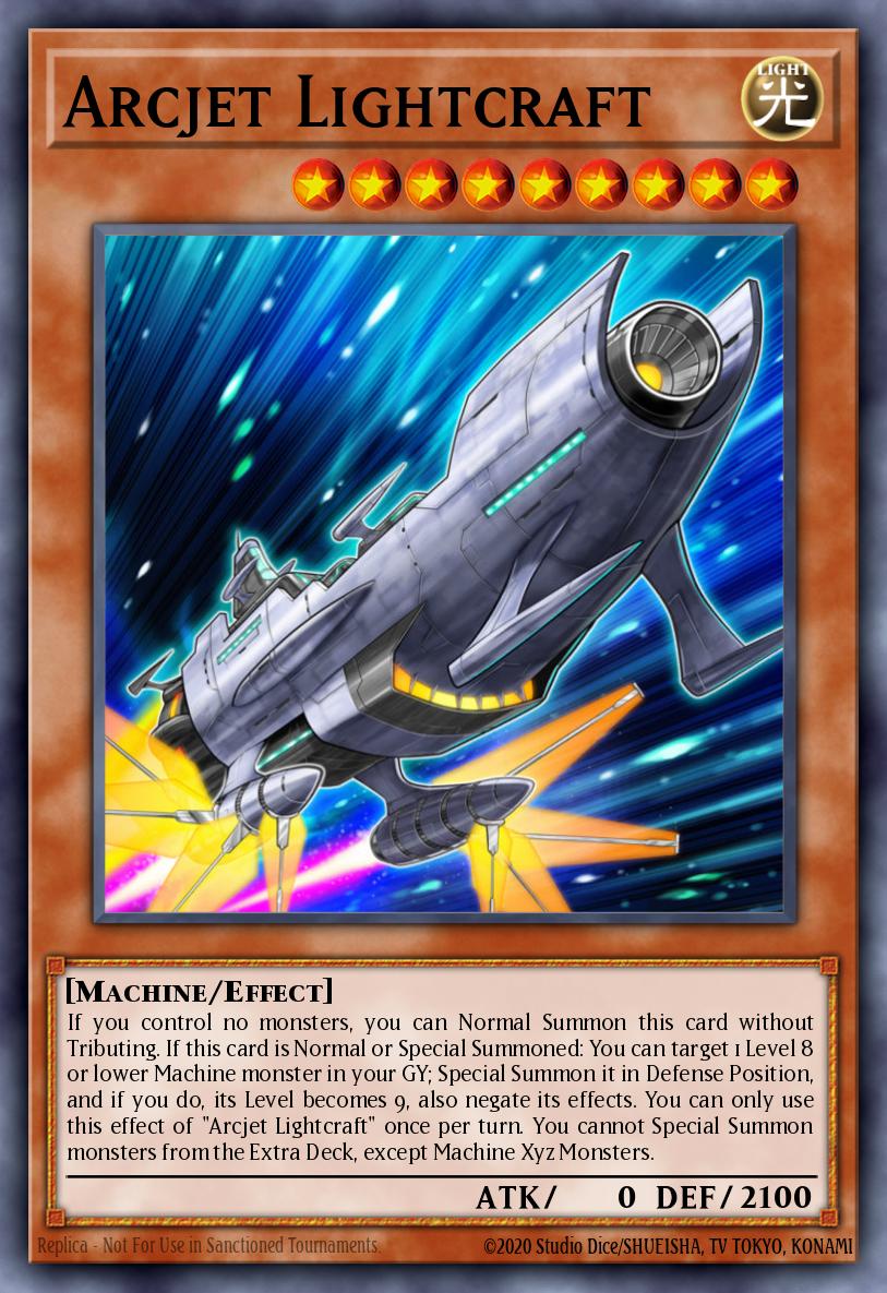 Arcjet Lightcraft Yu-Gi-Oh card