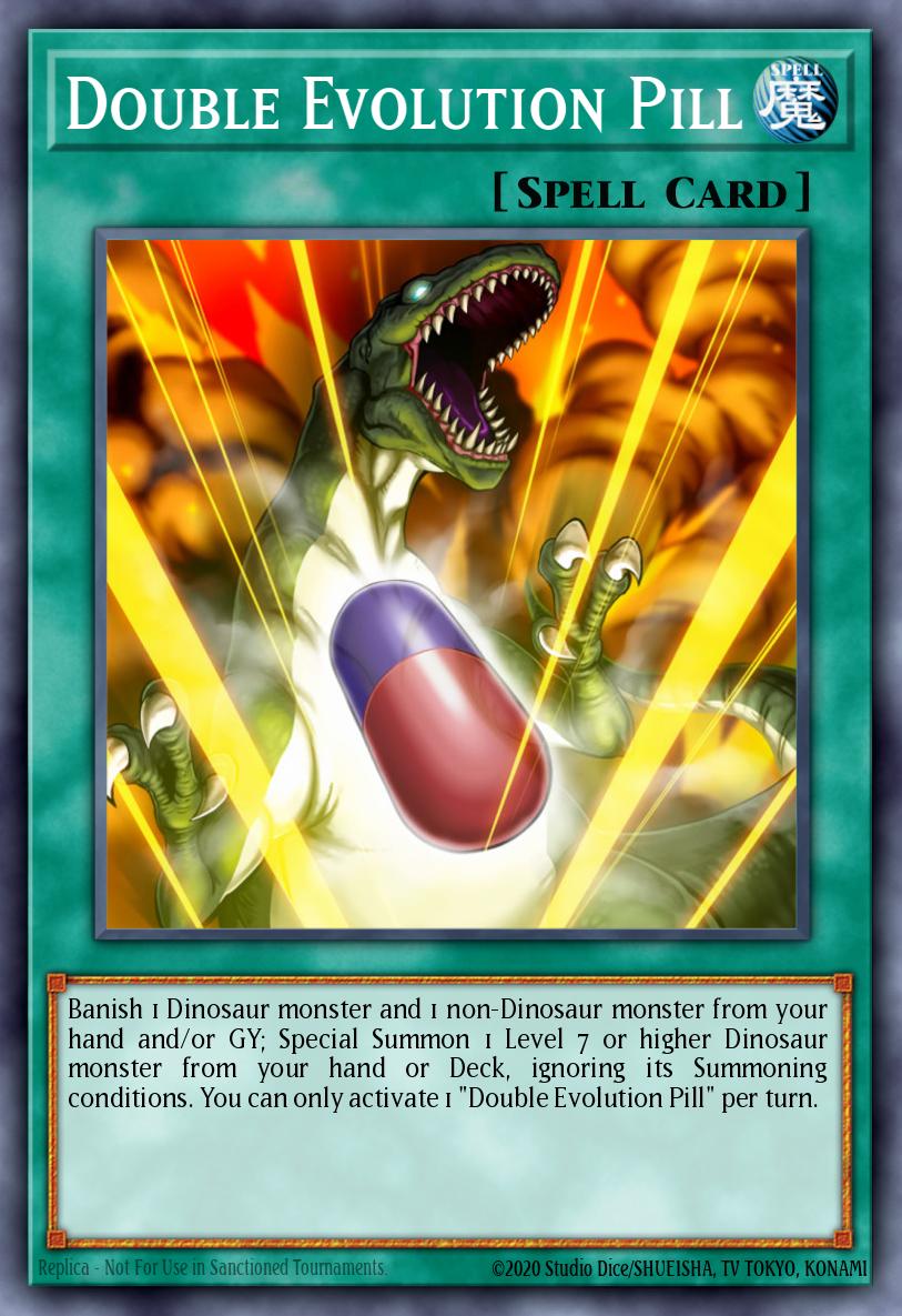 Double Evolution Pill Yu-Gi-Oh card