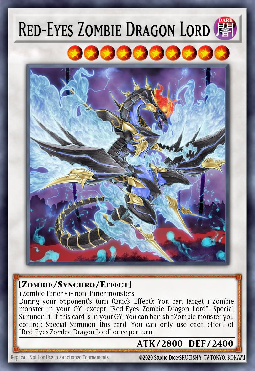Red-Eyes Zombie Dragon Lord Yu-Gi-Oh card