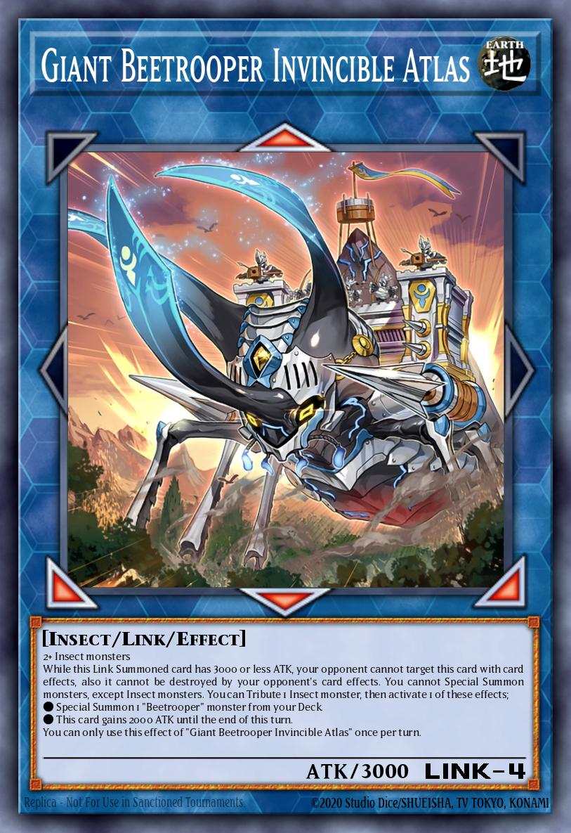 Giant Beetrooper Invincible Atlas Yu-Gi-Oh card
