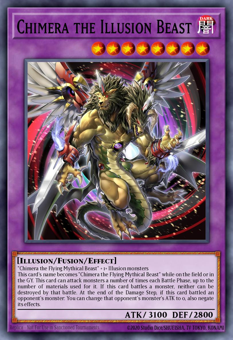 Chimera the Illusion Beast Yu-Gi-Oh card