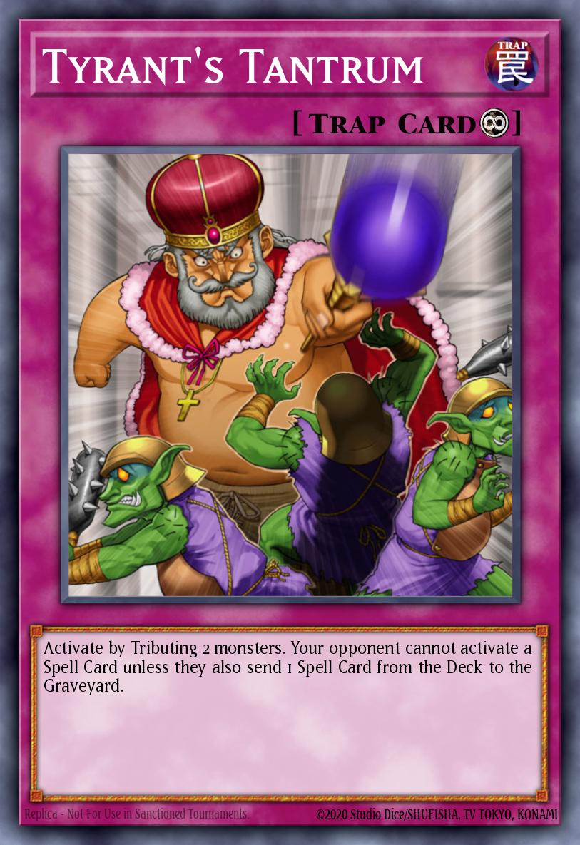 Tyrant's Tantrum Yu-Gi-Oh card