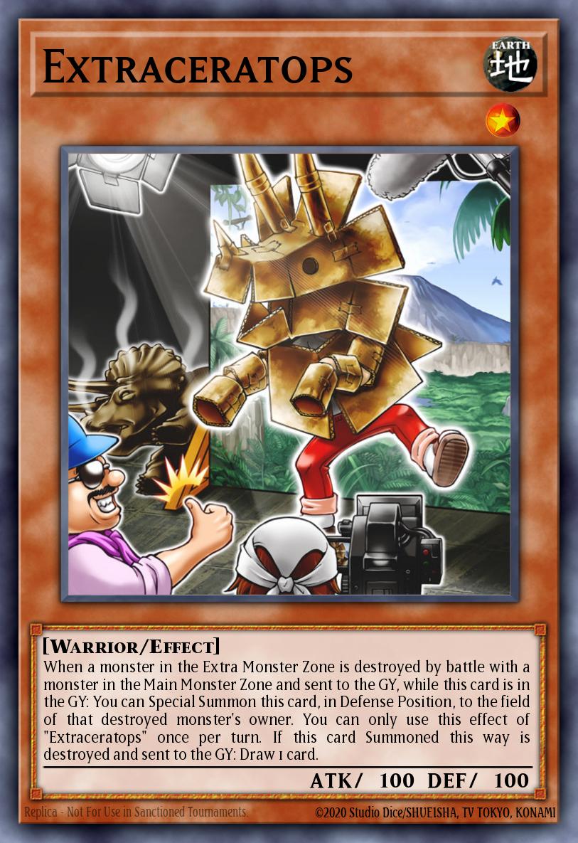 Extraceratops Yu-Gi-Oh card