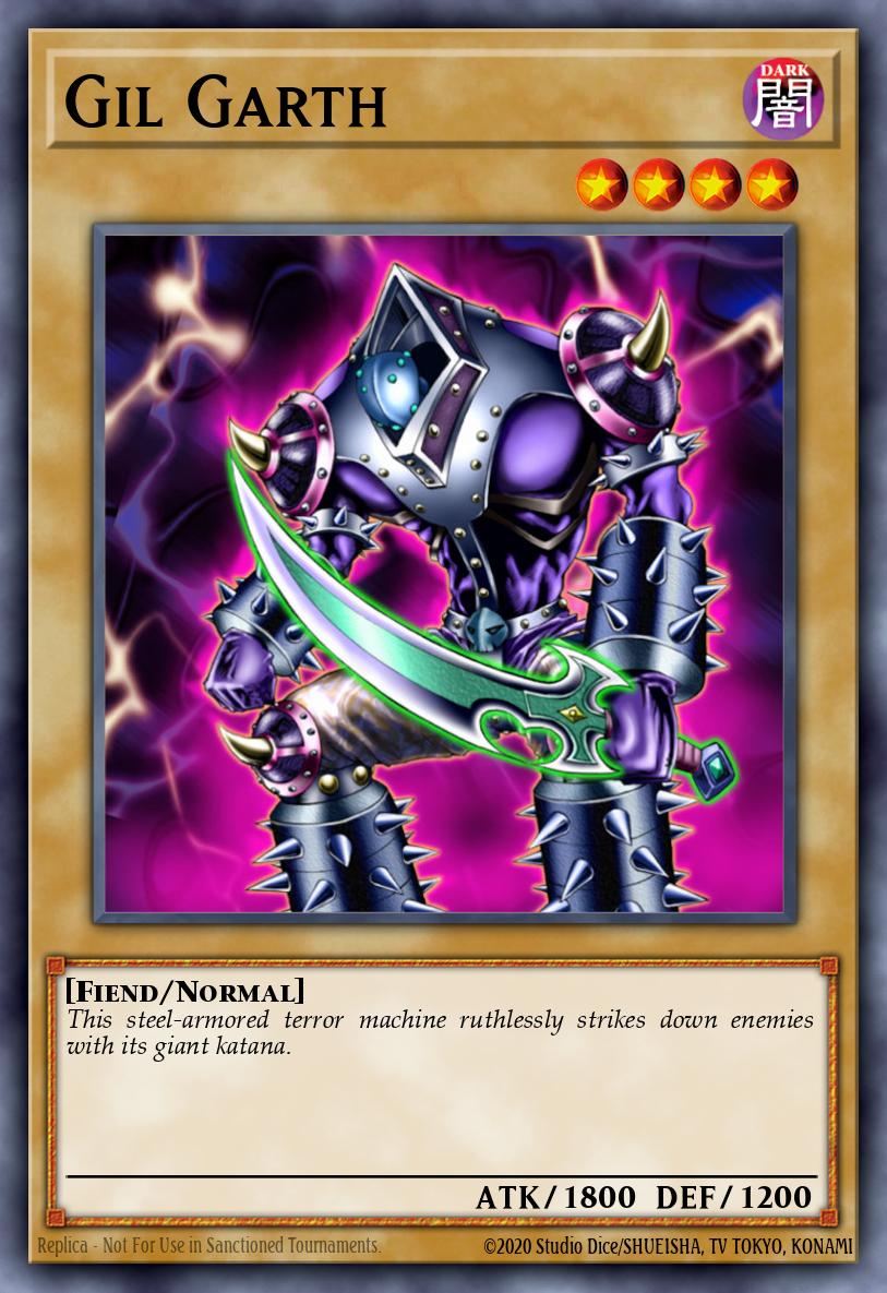 Gil Garth Yu-Gi-Oh card