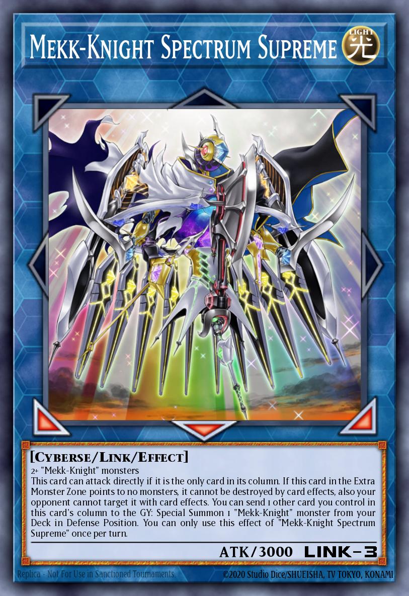 Mekk-Knight Spectrum Supreme Yu-Gi-Oh card