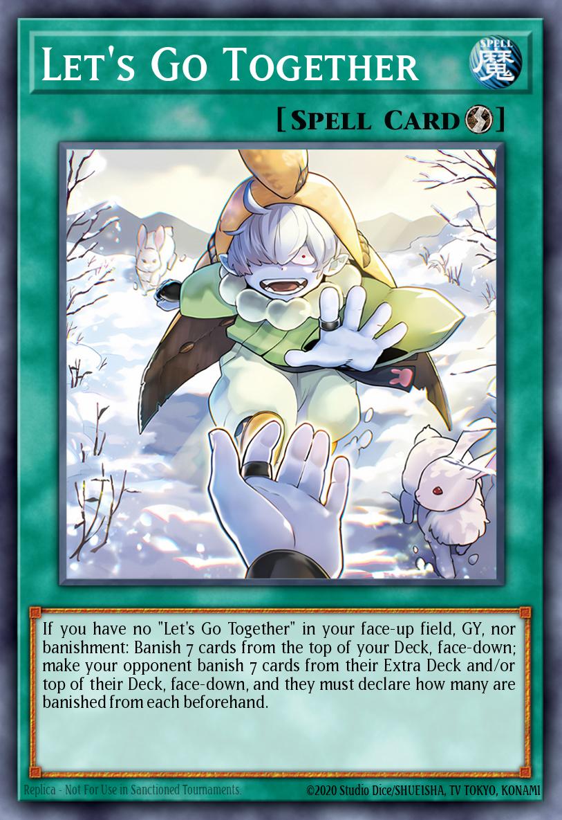 Let's Go Together Yu-Gi-Oh card