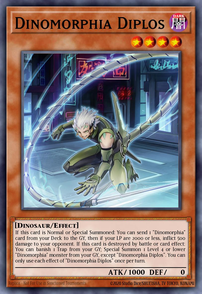 Dinomorphia Diplos Yu-Gi-Oh card