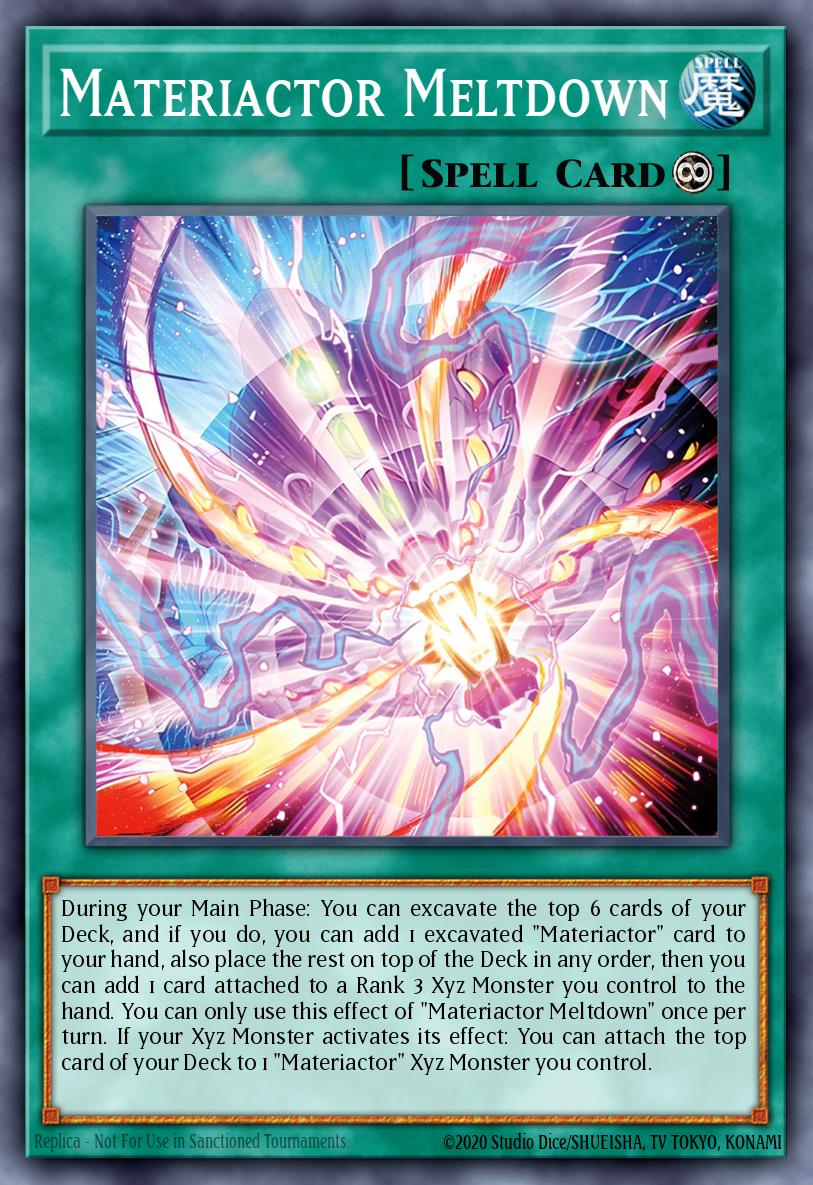 Materiactor Meltdown Yu-Gi-Oh card